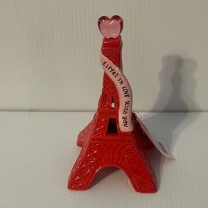 Target Spritz Valentine’s Day 2024 Red Ceramic Eiffel Tower Eiffel In Love ❤️